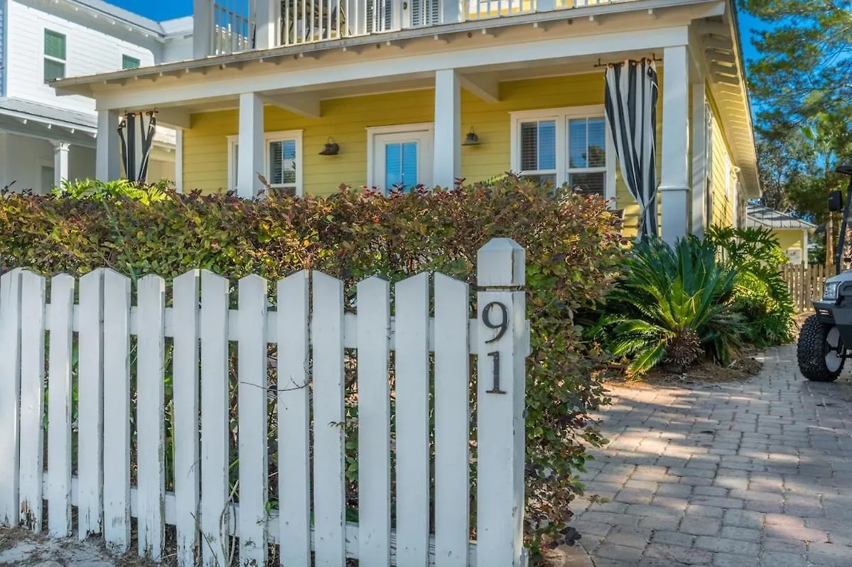 Yellow Pearl Pool Heat Golfcart Deals Steps2Beach Destin Holiday home