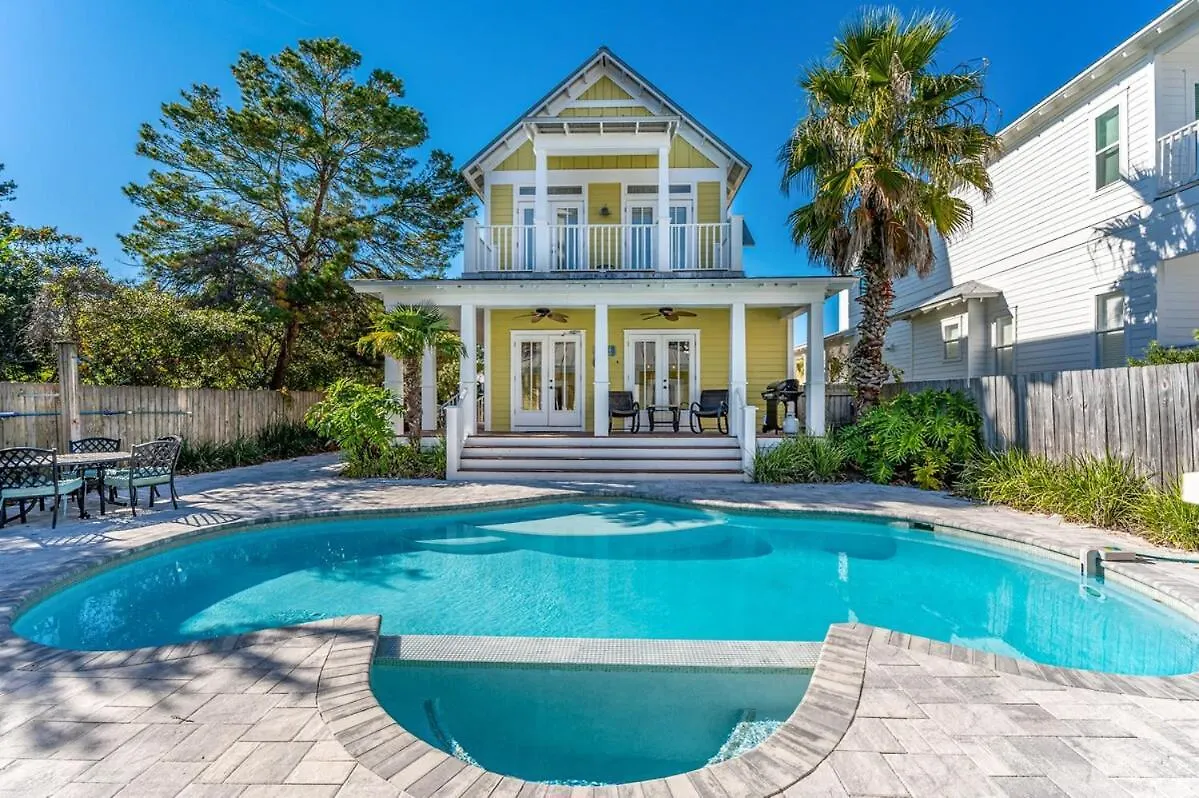 Yellow Pearl Pool Heat Golfcart Deals Steps2Beach Destin United States