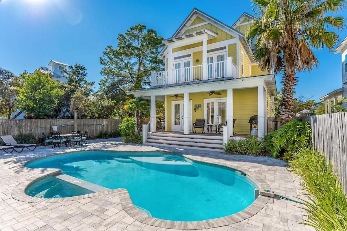 Yellow Pearl Pool Heat Golfcart Deals Steps2Beach Destin